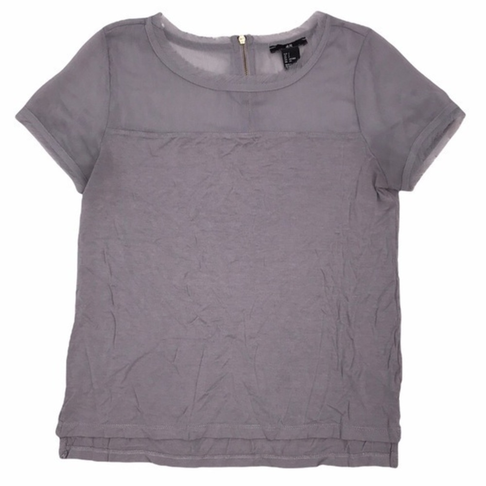 H&M Sheer Flowy Blouse
